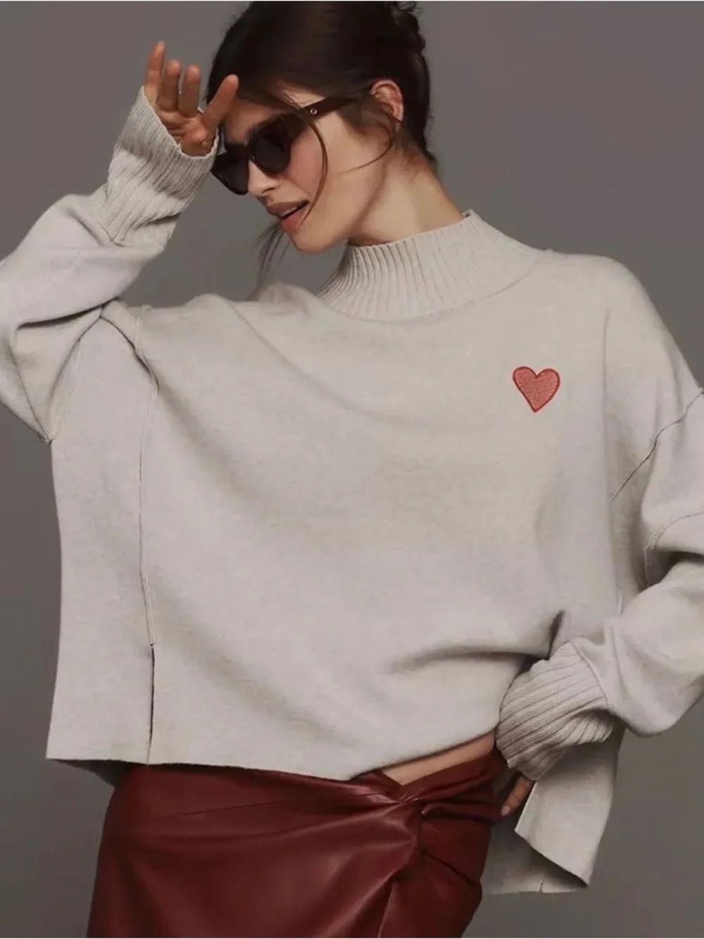 Maeve Logan Turtleneck Sweater : Medium